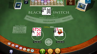 Playtech's Blackjack Switch at William Hill Casino