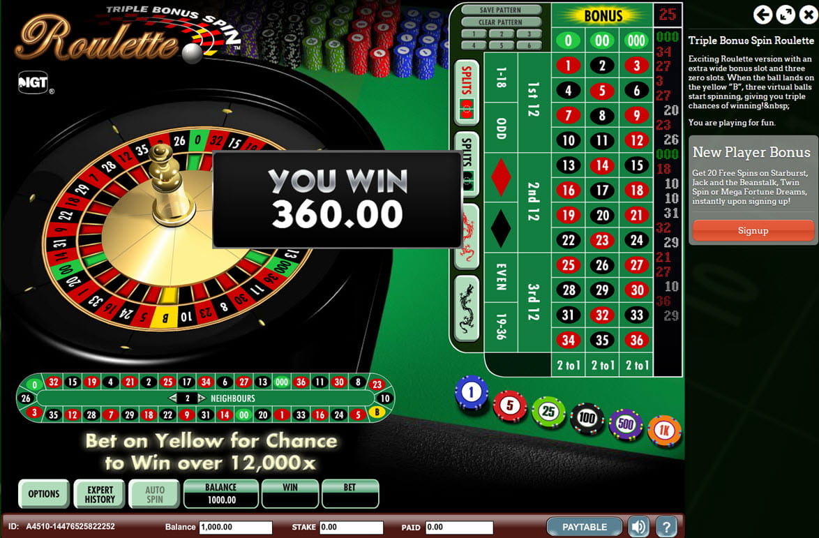 online roulette money